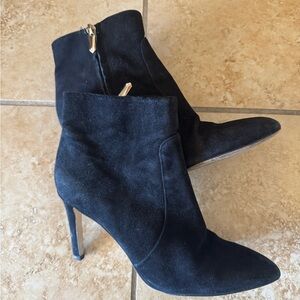 Sam Edelman Black Suede Heeled Boots